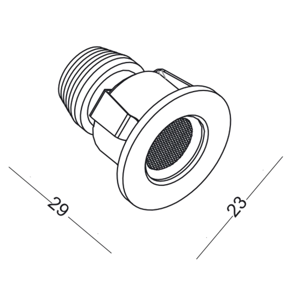 Sufitowa lampa oczko POINT 2880A1302 LED 1W 6000K wpust biały