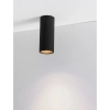 Sufitowa lampa ryflowana SELMORA czarna LE45637 1xGU10 tuba downlight