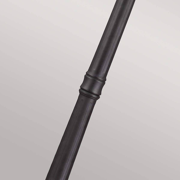 Zewnętrzna lampa stojąca FE-EB5-L-BLK słupek IP44 czarny