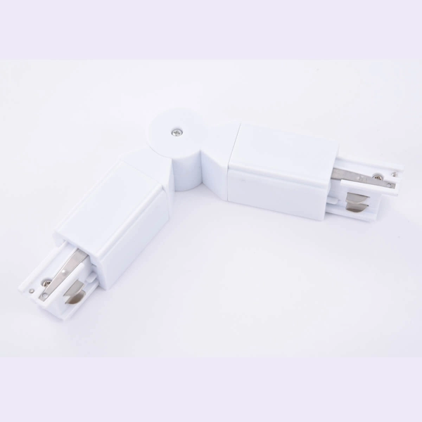 Łącznik regulowany Track AZ4285 do 3-fazowego systemu szynowego biały