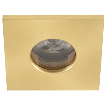 Lampa punktowa podtynkowa Bahia 10712 Nowodvorski IP44 kwadratowa szklana mosiężna złota