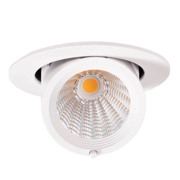 Okrągła lampa podtynkowa RUBIO H0132 Maxlight LED 10W 3000K z regulacją biały