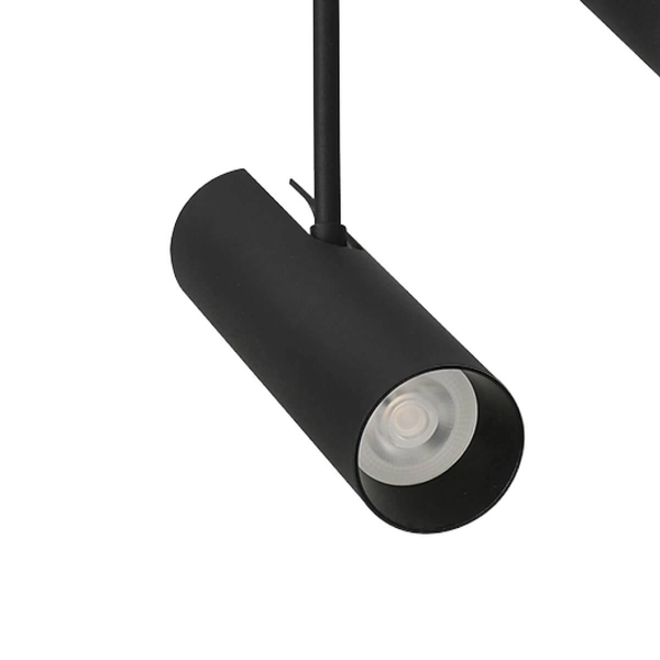 Ruchoma lampa natynkowa Lens AZ3520 reflektorki do holu czarna