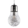 LAMPA wisząca VEN 601/1 zawieszana OPRAWA szklana żarówka bulb loft chrom przezroczysta