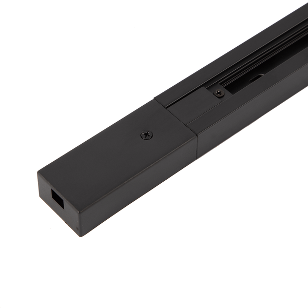 Jednofazowa prowadnica 2m do systemu szynowego Track Light ML0706 czarna