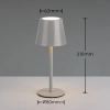 Dotykowa lampka nocna DIAZ R55961177 LED 1,6W 2700-6500K IP44 szary
