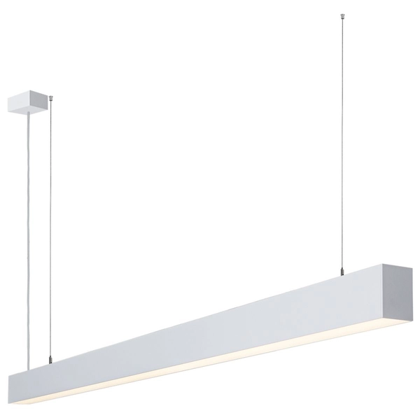 Metalowa lampa wisząca Traversi PRD-5470-170-WH-830-PN Italux LED 53W 3000K biała