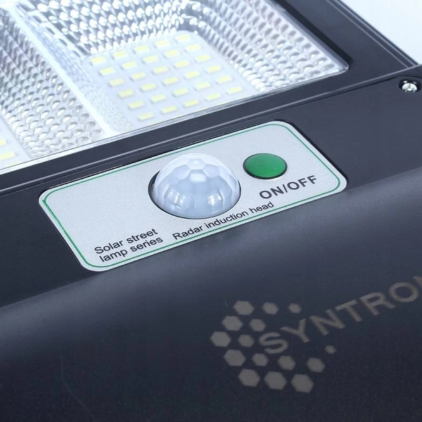 Solarna uliczna latarnia 298 Domeno LED 360W 6000K IP66 metalowa czarna