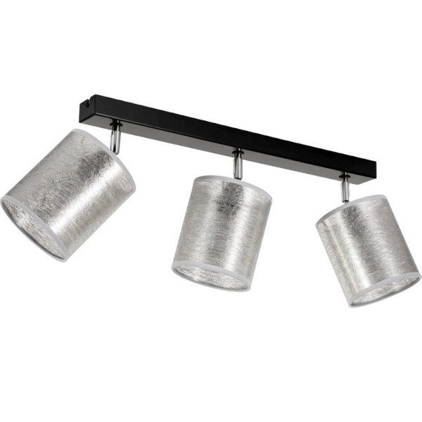 Lampa sufitowa NEVOA 56794304 regulowana tuby abażurowe loft srebrne