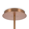 Modernistyczna wisząca lampa Erich MOD221PL-12G mleczne kule złoty