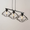 Wisząca lampa salonowa Vario do przedpokoju drut czarna