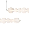 Wisząca lampa do sypialni DAPHNE ML0864 LED 40W 3000K biała złota