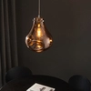 Zwisowa lampa L&-199790 Light& do salonu szklana miedziana
