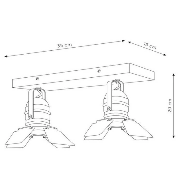 Lampa nasufitowa regulowana Picto 17997/02/66 Lucide reflektory szara różowa