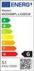 Lampa wisząca Rim MOD058PL-L42BS3K obręcz LED 51W mosiądz