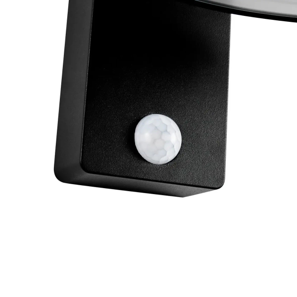 Kinkiet elewacyjny Justina 2418071003 LED 5W 3000K IP44 z czujnikiem czarny