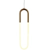 Wisząca lampa elipsa U-shape ST-1716 Step LED 12W 3000K art deco złota