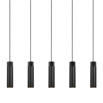 Lampa wisząca Tilo 2010483003 Nordlux kaskada metalowe tuby czarne
