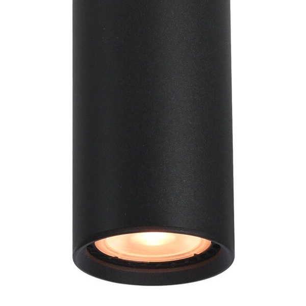 Tuba sufitowa Lopus CLN-48930-M-BK Italux do sypialni czarna