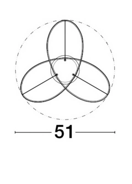Przysufitowa lampa natynkowa Jerez LED 40W nowoczesna biała