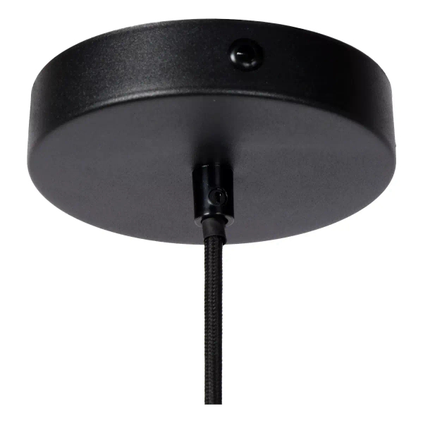 Okrągła lampa wisząca Jova 08426/01/30 Lucide szklana złota czarna