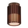 Lampa sufitowa tuba ALUDRA 2118006261 IP54 na zewnątrz brązowy OUTLET