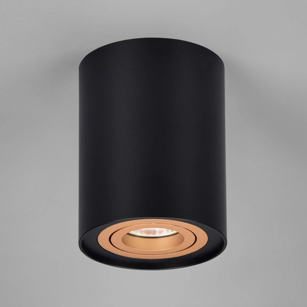 Sufitowa lampa do przedpokoju COOKIE 612900180 Trio sopel czarny złoty