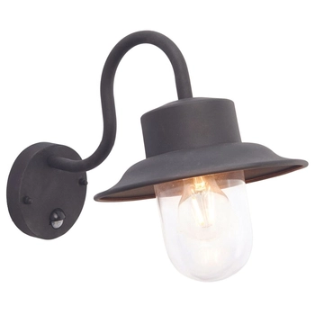 Kinkiet elewacyjny Chesham 70331 Endon kapelusz czujnik PIR IP44 czarny