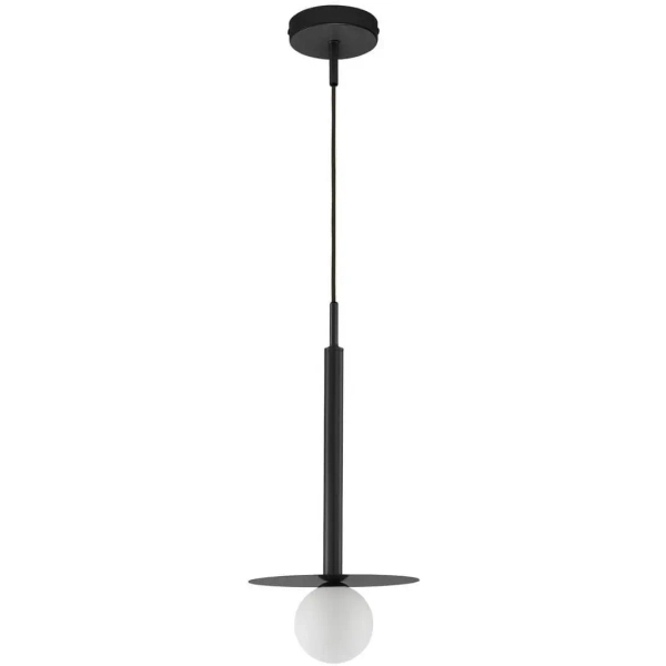 Wisząca lampa URUAPAN LE42886 kapelusz do salonu czarny biały outlet
