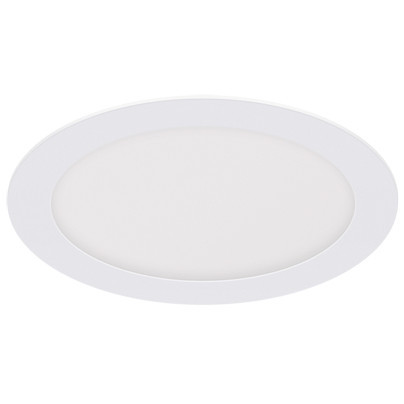 Wpust LAMPA sufitowa SLIM LED C 02813 Ideus okrągła OPRAWA metalowa LED 15W 6500K minimalistyczne oczko białe