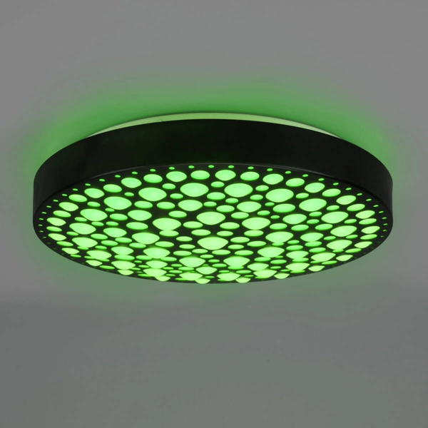 Plafon z pilotem Chizu R67161132 RL Light LED 22W 2700-6000K RGB czarna