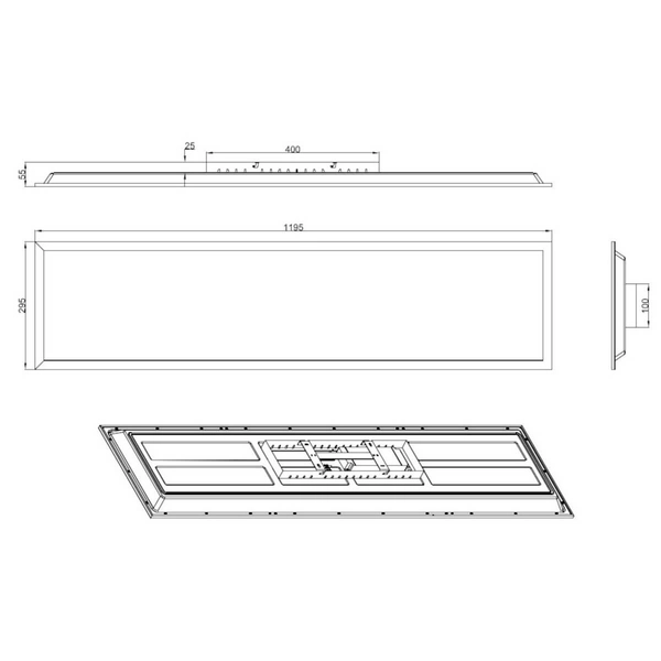 Sufitowa lampa z pilotem Beta R67661232 LED 31W 2700-6500K czarny