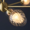 Zwisowa lampa molekuły L&-196690 Light& szklane kule sticks mosiądz OUTLET