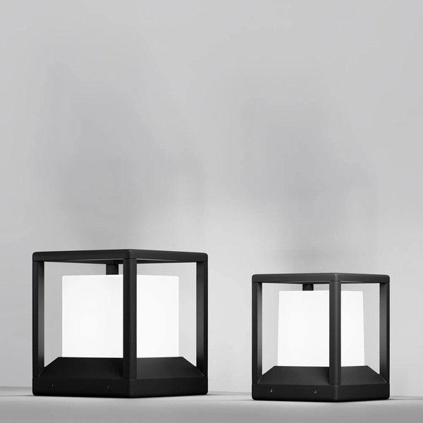 Ogrodowa lampa stojąca Trim O455FL-01GF1 Maytoni IP65 loftowa grafitowa