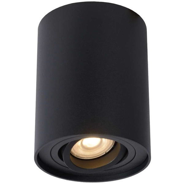 Spot LAMPA sufitowa TUBE 22952/11/30 Lucide regulowana OPRAWA metalowa tuba czarna