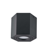 Sześciokątna LAMPA sufitowa HEXAGON 313188 Polux regulowana OPRAWA metalowa downlight czarny