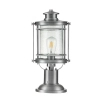 Zewnętrzna lampa stojąca BOOKER QN-BOOKER3-M-IA lampion IP44 srebrny