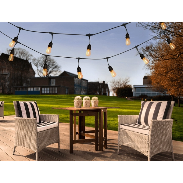 Zewnętrzny łańcuch dekoracyjny girlanda LED 6W 2200K 6,2m IP44 ciepła