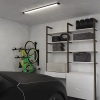 Natynkowa lampa sufitowa ML0750 LED 36W 4000K czarna