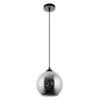 LAMPA wisząca VEN W-102/200 szklana OPRAWA zwis kula ball chrom