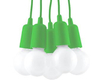 LAMPA wisząca SL.0583 pająk OPRAWKA zwis industrialny przewody kable zielony