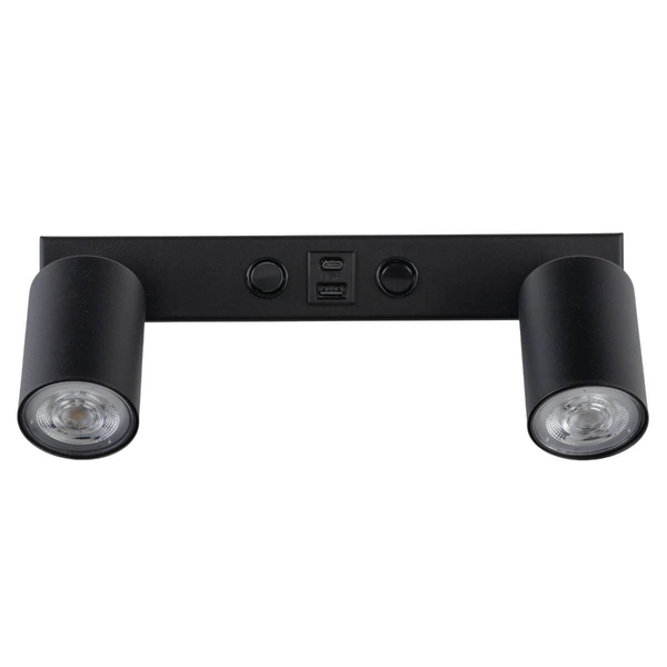 Kinkiet ścienny do sypialni Top 10277 regulowane sople czarny