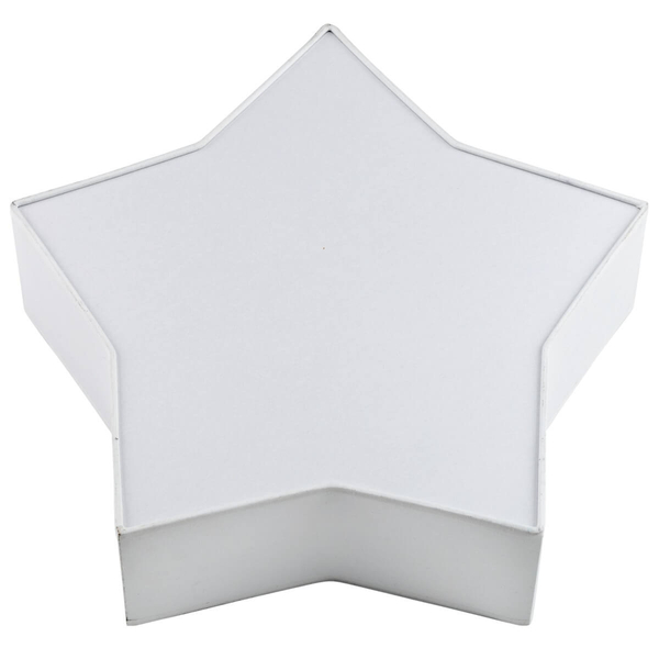 Natynkowa lampa Star 4514 gwiazdka do salonu metalowa biała