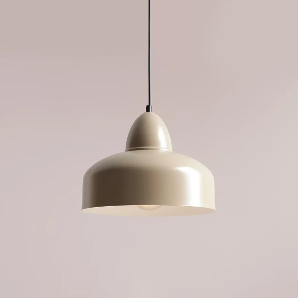 Beżowa lampa wisząca Como 946G17 Aldex kuchenna kopuła nad wyspę