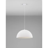 Wisząca lampa NAVIRTA LE45340 kopułowa nad wyspę do jadalni biała