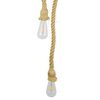 Marynistyczna LAMPA wisząca ROPE 307613 Il mio rustykalna OPRAWKA zwis na sznurze beżowy
