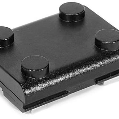 Łącznik prosty do szynoprzewodów magnetycznych 982 Domeno LED czarny