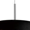 Lampa wisząca Zaragoza ZAR1022 Dar Lighting do przedpokoju srebrna biała czarna
