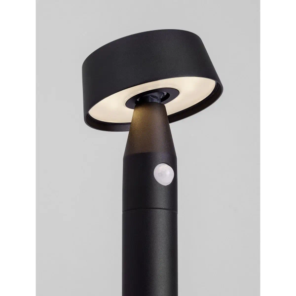 Słupek ogrodowy z czujnikiem FRAVELA LE75124 LED 1W 3000K IP54 czarny