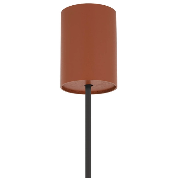 Wisząca lampa nad stół ZENITH 11456 trójkątna pomarańczowy